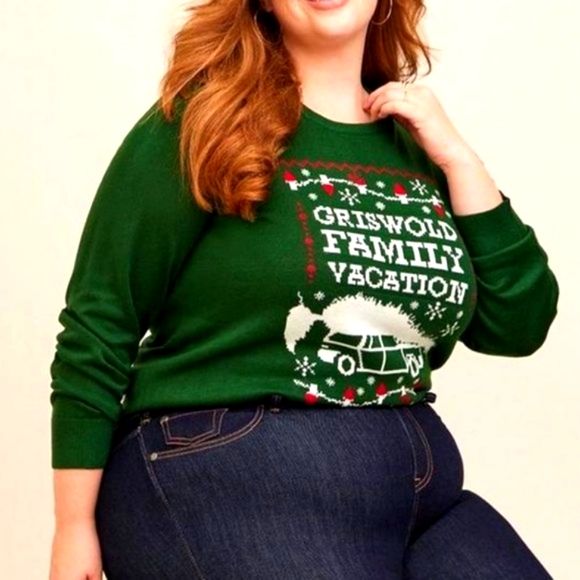 ❤️NWT VINTAGE TORRID SWEATER - CHRISTMAS VACATION - GRISWOLD HOLIDAY PLUS SIZE - Picture 8 of 12